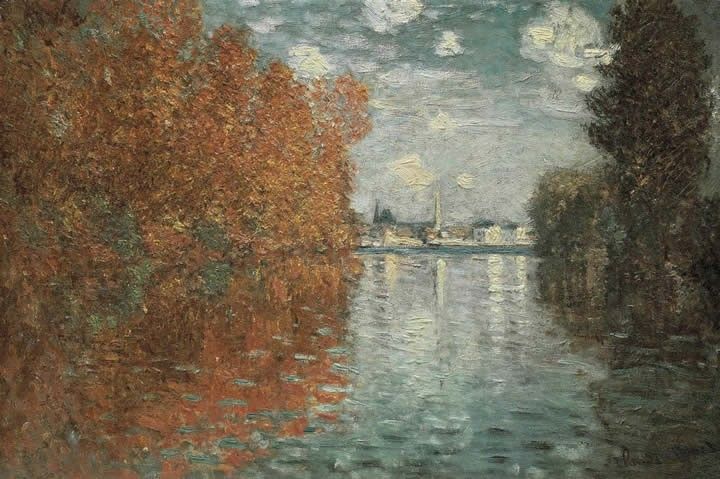 Claude Monet Autumn Effect At Argenteuil
